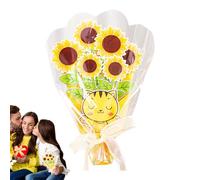 GkgWuxf Biglietto di auguri per la festa della mamma con bouquet di fiori | Biglietti di auguri fatti a mano per la festa della mamma, forniture artistiche per genitori-figli, attività di legame per