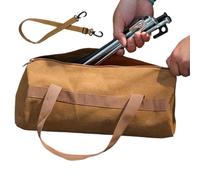 GkgWuxf Borsa per Picchetti,Organizzatore In Tela Di Grande Capacità Con Cerniera - Borse Resistenti Con Cerniera E Cintura Di Maniglia Ergonomica - per l'Escursionismo all'Aperto, il Campeggio e la