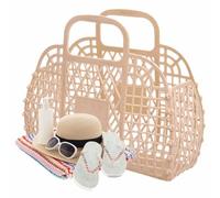 GkgWuxf Borsa Tote Trasparente,Borse Da Spiaggia | Borse Riutilizzabili Donna Estate Matrimonio Spiaggia Concerto, Cammello, Se référer au descriptif