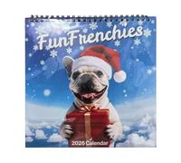 GkgWuxf Calendario 2026,Adorabile Planificatore Mensile Per Il Natale,Calendario Da Muro Annuale Da 12 | per Programmazione Note Cose da Decorazione Casa Soggiorno Ufficio Compleanno Famiglia