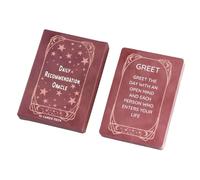 GkgWuxf Carte Dei Tarocchi | Gioco Da Tavolo Divertente Con Il Destino - Gioco Da Tavolo Di Tarocchi | Per Bambini, Adulti, Raduni Familiari, Eventi E Del Destino