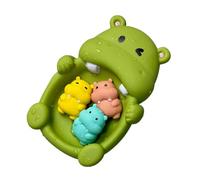 GkgWuxf Giocattoli Da Bagno Antimuffa, 4 Pezzi Galleggianti per Bagno, Attività di apprendimento Animali Facile da afferrare 18 Ragazzi Ragazze