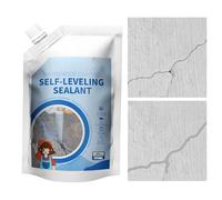GkgWuxf Impermeabilizzante Per Calcestruzzo Esterno - Sigillante Autolivellante Antigoccia | 500ml Stucco per Calcestruzzo Impermeabile ad Asciugatura Rapida per Bagno Pavimento Seminterrato Tetto