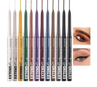 GkgWuxf Linesco per occhiali in gel, penne per rivestimenti per gli occhi - 12 Colori Matite per il trucco per gli occhi impermeabili,Penne in gel di lunga durata, cosmetici a prova di macchie per