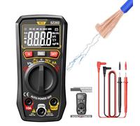 GkgWuxf Multimetro Elettrico, Tester di Tensione per Prese Elettriche con Misurazione, Strumento Multifunzione per Condensatori adatto a Professionisti, Hobbisti e Principianti