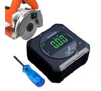GkgWuxf Rilevatore di angolo magnetico | Misurazione di schede per sega radiale | Misuratore di angolo digitale multifunzione a base magnetica, per idraulici, carpenteria, casa, tetto,