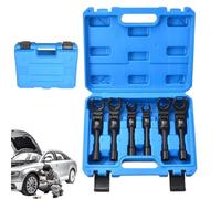 GkgWuxf Set di chiavi dinamometriche, set di chiavi a pedale in acciaio | Set di chiavi flessibili a piede di gallina, set di strumenti per riparazione automobilistica