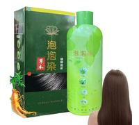 GkgWuxf Shampoo per colorare i capelli,Shampoo per tinture per capelli neri, Tintura per a bolle 3 in 1, colorante per lunghi a lunga durata per anziani, uomini e donne