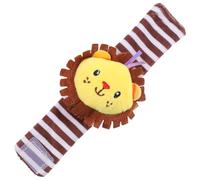 GkgWuxf Sonagli da polso per bambini, Sonagli da polso per animali,Peluche morbido braccialetto per animali da bambino - Divertente giocattolo a sonagli per i piedi, sonaglio educativo per il