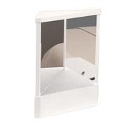 GkgWuxf Specchio di cortesia di Trucco Non reversibile, vero Specchio Non reversibile, Specchio Non invertito per Immagine Reale, Specchio Non invertito, Specchio Non invertito per Immagine reale