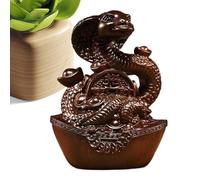 GkgWuxf Statua 'anno del serpente, statuetta di serpente di Capodanno cinese | Decorazione di figura di serpente di Capodanno | Figure di serpente da tavolo portafortuna per soggiorno, spazio di
