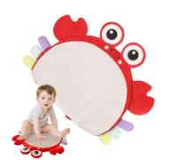 GkgWuxf Tappetino da gioco per bambini, tappetino per la pancia, giocattolo per imparare a giocare con perline, con motivi rilassanti a cartoni animati, per camera da letto, cortile, compleanno, sala