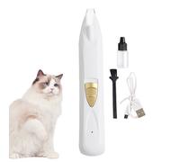 GkgWuxf Terrimmer per capelli elettrici per zampe per cani, trimmer per cani di piccola taglia,Funzione di illuminazione elettrica Kit di toelettatura Cat Clippers - Strumento per la toelettatura del