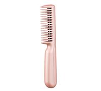 Gkhowiu Piastra per Capelli Elettrica Fili e Arricciacapelli 2 nel 1 Pettine un Secco Mini Ricarica USB Lisciatura un Rosa