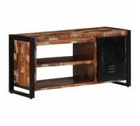 GKHPYURE Panca per Scarpe Multicolore 100 x 40 x 50 cm | Design industriale, forma rettangolare, doppia funzione seduta e stoccaggio, montaggio facile