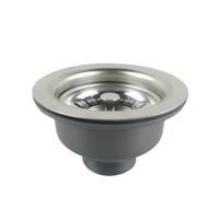 GKIYMLLFV Filtro di Scarico for lavello in Acciaio Inossidabile da 114 mm/110 mm, Accessori da Cucina, Kit di Scarico for lavello, piletta di Scarico a Scomparsa(114mm)