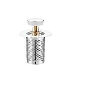 GKIYMLLFV Filtro for Scarico a Pavimento in Acciaio Inossidabile, Tappo for lavabo, antiodore, Pop-up, Nucleo antirimbalzo, Tappo for lavabo, raccoglicapelli, Filtro for lavello della Doccia(Purple)