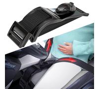 GKKBUFF Coprisedile con delfino, regolazione della cinghia della pancia, cuscini interni per auto, previene la compressione addominale, comfort e libertà per donne e uomini, protegge l'addome e il