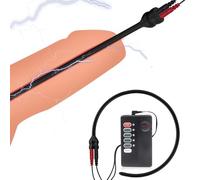 GKLWEJ Dilatatore Uretrale Vibratore, 36 cm Multifunzione Dilatatore Uretrale con Scossa Elettrica, Sonde Uretrali, Pene Masturbazione