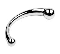 GKLWEJ Dildo Doppio, Dildo Anale in Metallo Massiccio, Dilatatore Vagianle, Dildo Massaggiante, Doppia Estremità, Plug Anale per Donne Uomini Coppia
