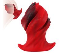 GKLWEJ Plug anale grande, dildo in silicone a forma di T, dildo realistico, plug anale morbido extra large, dilatatore anale, plug anale per donne uomini coppie, XXL