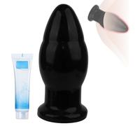 GKLWEJ Plug anale grande, Plug anale grande Φ 8 CM, Palline anali Plug anale con ventosa dildo, Dildo spesso, Giocattolo sessuale fisting Dilatatore anale, Stimolazione della prostata