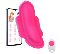 GKLWEJ Vibratoreper Donna Clotoride, 11 Modalità Vibratore con Telecomando, Vibratore Punto G, Wireless, Vibratore Indossabile, Toys Sessuali Per Donna