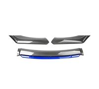 GKLYJCDR Auto Paraurti Anteriore Spoiler per Audi A3 Cabriolet 2008-2013,Lama Diffusore Lip Splitter Diffuser Plate Labbro Spoiler Protezione Lip Body Kit,D-Carbonfiberlookblue