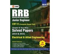 Gkp Rrb 2019 Junior Engineer CBT II 30 Sets Chapter-Wise & Year-Wise (Tascabile)