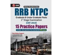Gkp Rrb Ntpc 2019-20 15 Practice Papers (CBT 1st Stage) (Tascabile)