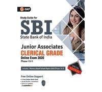 Gkp Sbi 2020: Clerical Grade Ph I & II Junior Associates - Guide (Tascabile)