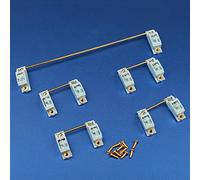 GKS Stabilizzatori PCB montati su PCB a vite, placcati oro, asse satellitare 7u 6.25u 2u per tasti modificatori di tastiera meccanica (625u 60 87 set pugnalata, blu)