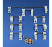 GKS Stabilizzatori PCB montati su PCB a vite, placcati oro, asse satellitare 7u 6.25u 2u, per tasti modificatori di tastiera meccanica (7u 104 set pugnalata, blu)