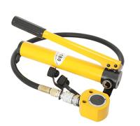 GKSNCJSMF Cric Idraulico CDZHLTG 10T Cilindro di Sollevamento Idraulico con Pompa Manuale idraulica CP-180, Corsa del pistone 10 mm per Ponti/edilizia/settori dei macchinari