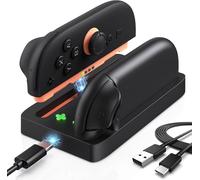 Gkstly Caricatore per Switch 2, Stazione di Ricarica Magnetica Rapida Switch 2 Joy-Con 2 Joy cons Dock di ricarica compatibile con Nintendo Switch 2 per Joycon 2, Controller accessorio per Switch 2