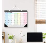 Gkumgwo Calendario da Parete 2026-2027, Calendario Di Pianificazione Da Gennaio 2026 A Giugno 2027, Accessorio Decorativo per la Pianificazione Domestica e Spazi Commerciali