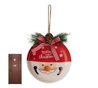 Gkumgwo Campane di Natale,Incanto di Ferro con Sonaglio e Campanello - Ornamento Per Albero Di Natale,Per Le Vacanze, L'Inverno, La Famiglia, La Casa, Le Feste, La Porta E L'Autunno