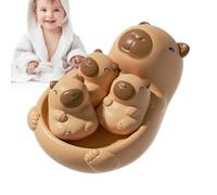 Gkumgwo Capybara - Giocattolo galleggiante per vasca da bagno per bambini, giocattolo acquatico interattivo