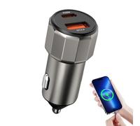 Gkumgwo Caricabatterie Rapido per Automobili - Con Due Porte USB Type-C PD 30W E QC3.0,Adattatore Caricabatterie per Automobili | Per Telefono E Tablet Per Camion E Veicolo E Casa E Automobile E
