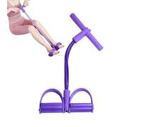 Gkumgwo Fascia fitness - 4 tubi per pedali e caviglia fascia di resistenza, dispositivo di allenamento con manici per flessibilità ed esercizi di stretching a casa, in viaggio, per braccia e gambe