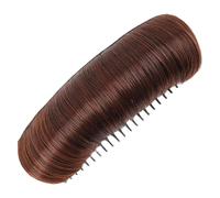 Gkumgwo Fermaglio per capelli, tampone per capelli | Clip per capelli finte invisibile,Inserti per gobba di volume per le donne, falso fermaglio per capelli, cuscino per capelli, strumento