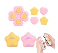 Gkumgwo Manopole per joystick, impugnatura per pollice, adesivo in silicone per console di gioco, per adulti e bambini, viaggi, all'aperto, torrenti, giochi al chiuso, tutti i giorni, casa, camera da