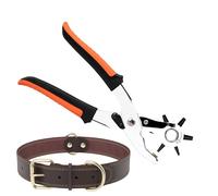 Gkumgwo Punzonatrice in pelle - Punzonatrice regolabile per artigianato | Accessori di precisione Per Tessuto, Cinture, Scarpe, Zaino, Sella E