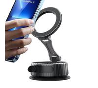 Gkumgwo Supporto magnetico per telefono a ventosa, pieghevole, girevole, accessorio per auto, supporto per cellulare con forte magnete per tutti gli smartphone