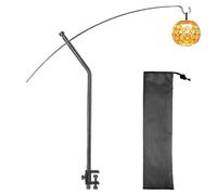Gkumgwo Supporto per Luci Campeggio | Luce Pieghevole Portatile Per Campeggio - Asta Regolabile Per Lampada Accessori Per Adulti Spiaggia Barbecue Viaggiatori Picnic Cortile