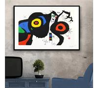 GKUVBF Joan Miro Famosi Dipinti Astratti Poster e Stampe su Tela Quadri da Parete Astratti Decorativi per la Casa (30x45cm/Senza Cornice)
