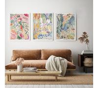 GKUVBF Opere d'arte di Matisse in stile vintage, fiori, paesaggio, poster artistico, stampe su tela, quadri, soggiorno, arredamento per la casa, 70x100 cm, 3 pezzi, senza cornice