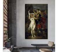 GKUVBF Peter Paul Rubens《Perseo e Andromeda》Stampa artistica su tela, poster per la decorazione murale di un soggiorno moderno (70x100 cm/senza cornice)