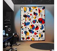 GKUVBF Quadro su tela moderno surrealista Joan Miró, poster retrò e stampa, quadri da parete per soggiorno, arredamento moderno per la casa (40x60 cm/senza cornice)
