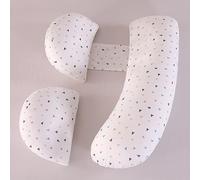 GKXLH Cuscino per Gravidanza - Cuscini per Gravidanza per il Dormire, Supporto per Schiena, Fianchi, Gambe, Morbido Cuscino per Maternità per Donne Incinte, Doppio Cuneo Removibile e Regolabile con